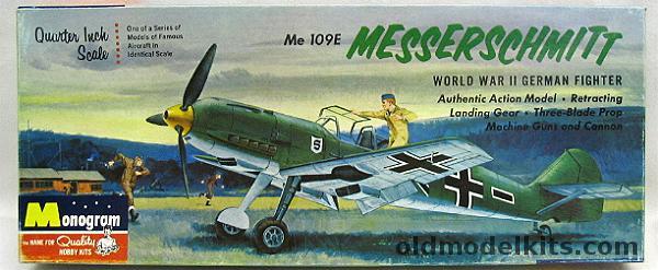 Monogram 1/48 Messerschmitt Bf-109 - Four Star Issue (Me-109), PA74-98 plastic model kit